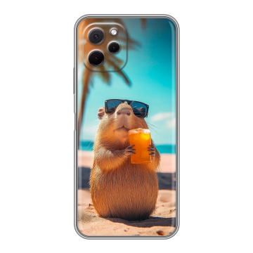Силиконовый чехол на Huawei Nova Y61 с принтом Капибара Силиконовый чехол на Huawei Nova Y61 с принтом Капибара