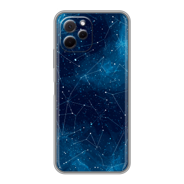 Силиконовый чехол на Huawei Nova Y61 с принтом Космос звезды