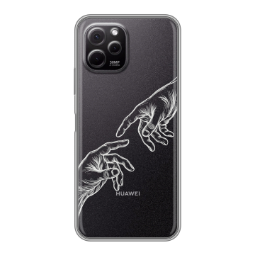 Силиконовый чехол на Huawei Nova Y61 с принтом Сотворение мира