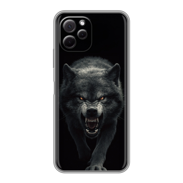 Силиконовый чехол на Huawei Nova Y61 с принтом Волк