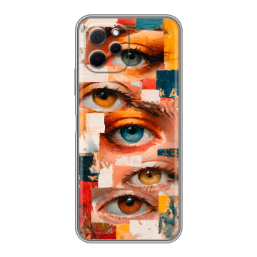 Силиконовый чехол на Huawei Nova Y61 с принтом Модный принт