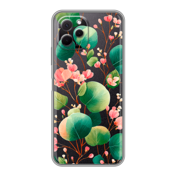 Силиконовый чехол на Huawei Nova Y61 с принтом женский