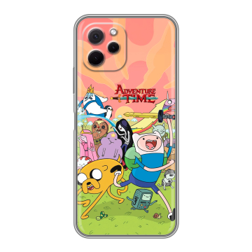 Силиконовый чехол на Huawei Nova Y61 с принтом Adventure time Время приключений