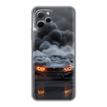 Силиконовый чехол на Huawei Nova Y61 с принтом BMW БМВ