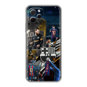 Силиконовый чехол на Huawei Nova Y61 с принтом Messi Barcelona Силиконовый чехол на Huawei Nova Y61 с принтом Messi Barcelona