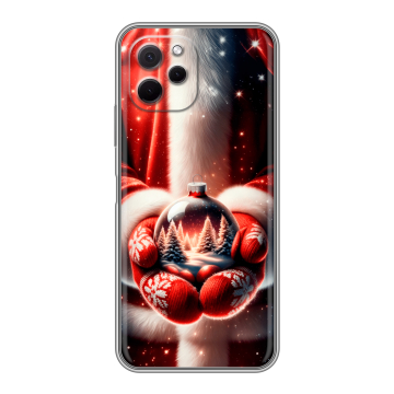 Силиконовый чехол на Huawei Nova Y61 с принтом Новый год