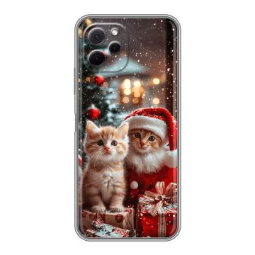 Силиконовый чехол на Huawei Nova Y61 с принтом Новый год