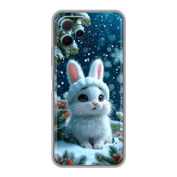 Силиконовый чехол на Huawei Nova Y61 с принтом Новый год