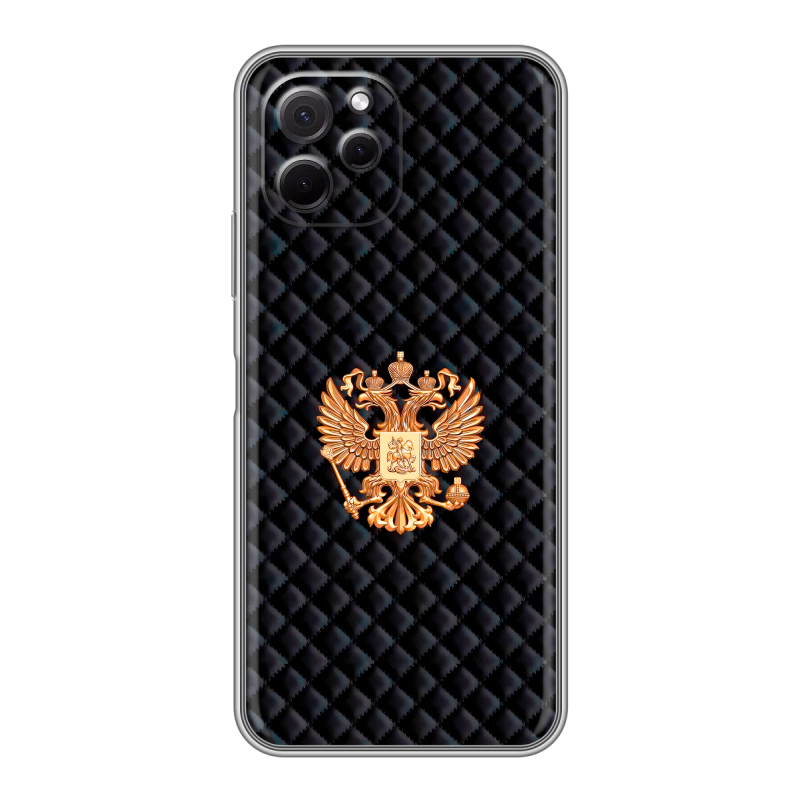 Силиконовый чехол на Huawei Nova Y61 с принтом Герб России принт Силиконовый чехол на Huawei Nova Y61 с принтом Герб России принт
