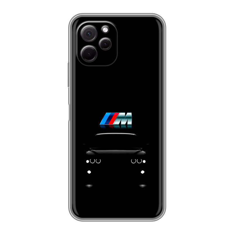 Силиконовый противоударный чехол на Huawei Nova Y61 с принтом БМВ BMW Силиконовый противоударный чехол на Huawei Nova Y61 с принтом БМВ BMW