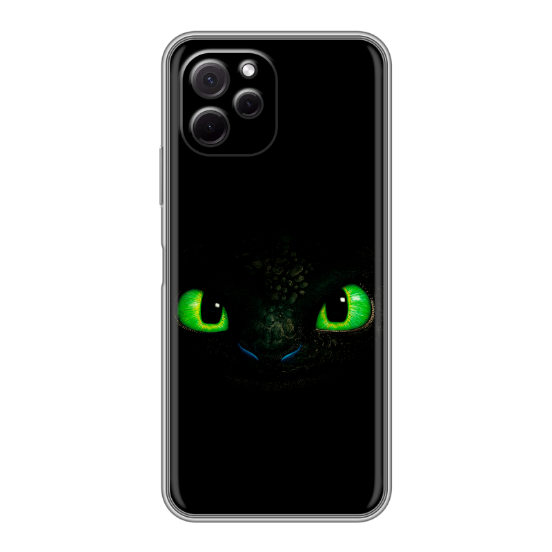 Силиконовый чехол на Huawei Nova Y61 с принтом Как приручить дракона Силиконовый чехол на Huawei Nova Y61 с принтом Как приручить дракона