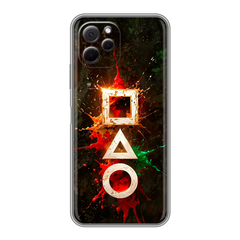 Силиконовый чехол на Huawei Nova Y61 с принтом Squid Game Игра кальмара Силиконовый чехол на Huawei Nova Y61 с принтом Squid Game Игра кальмара