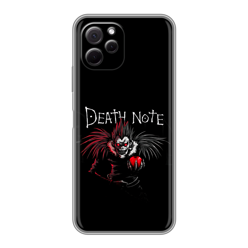 Силиконовый чехол на Huawei Nova Y61 с принтом Death note Тетрадь смерти Силиконовый чехол на Huawei Nova Y61 с принтом Death note Тетрадь смерти