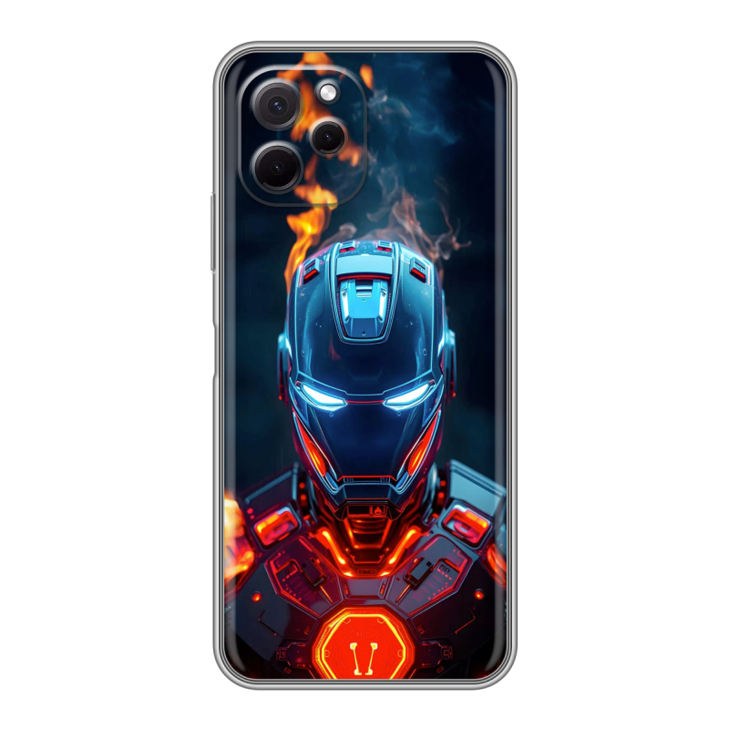 Силиконовый чехол на Huawei Nova Y61 с принтом IronMan Железный человек Силиконовый чехол на Huawei Nova Y61 с принтом IronMan Железный человек