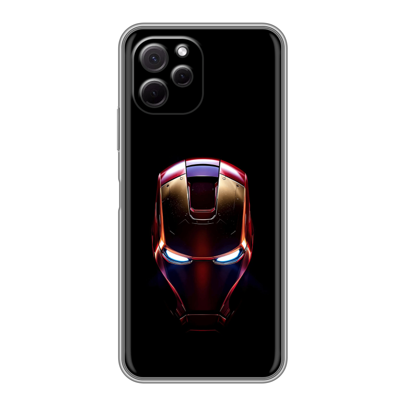 Силиконовый противоударный чехол на Huawei Nova Y61 с принтом IronMan Железный человек Силиконовый противоударный чехол на Huawei Nova Y61 с принтом IronMan Железный человек