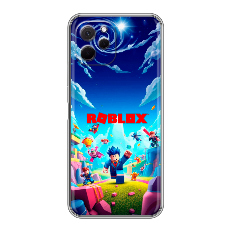 Силиконовый чехол на Huawei Nova Y61 с принтом Roblox Роблокс Силиконовый чехол на Huawei Nova Y61 с принтом Roblox Роблокс