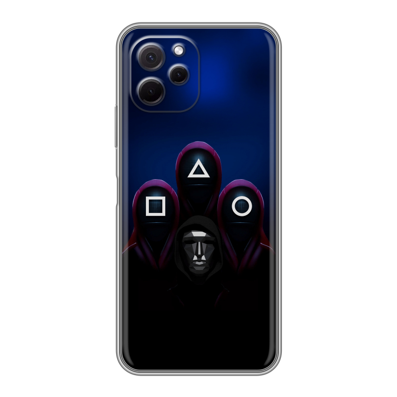 Силиконовый чехол на Huawei Nova Y61 с принтом Игра Кальмара Силиконовый чехол на Huawei Nova Y61 с принтом Игра Кальмара