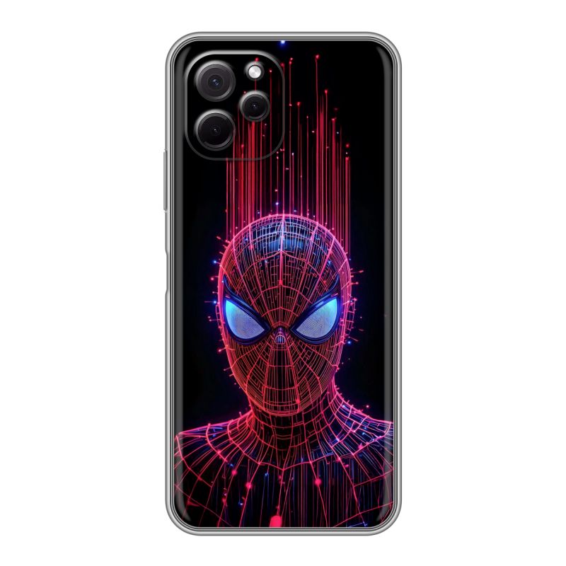Силиконовый противоударный чехол на Huawei Nova Y61 с принтом Spiderman Человек паук Силиконовый противоударный чехол на Huawei Nova Y61 с принтом Spiderman Человек паук