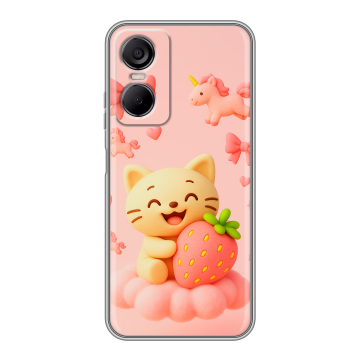 Силиконовый чехол на Tecno Pop 6 Pro с принтом для девочек Силиконовый чехол на Tecno Pop 6 Pro с принтом для девочек