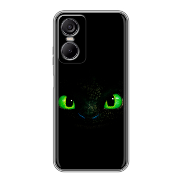 Силиконовый чехол на Tecno Pop 6 Pro с принтом Как приручить дракона Силиконовый чехол на Tecno Pop 6 Pro с принтом Как приручить дракона