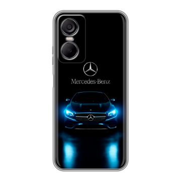 Силиконовый чехол на Tecno Pop 6 Pro с принтом Mercedes Мерседес Силиконовый чехол на Tecno Pop 6 Pro с принтом Mercedes Мерседес