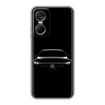 Силиконовый чехол на Tecno Pop 6 Pro с принтом Mercedes Мерседес Силиконовый чехол на Tecno Pop 6 Pro с принтом Mercedes Мерседес
