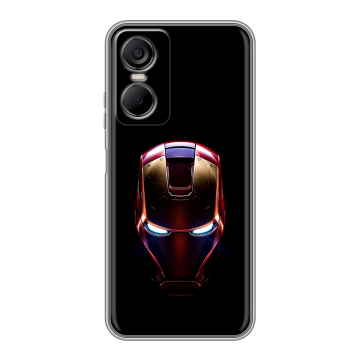 Силиконовый чехол на Tecno Pop 6 Pro с принтом IronMan Железный человек Силиконовый чехол на Tecno Pop 6 Pro с принтом IronMan Железный человек