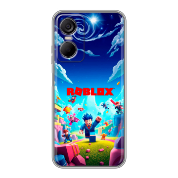 Силиконовый чехол на Tecno Pop 6 Pro с принтом Roblox Роблокс Силиконовый чехол на Tecno Pop 6 Pro с принтом Roblox Роблокс
