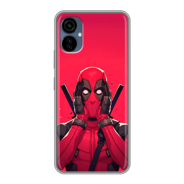 Силиконовый чехол на Tecno Camon 19 Neo с принтом Дедпул Deadpool