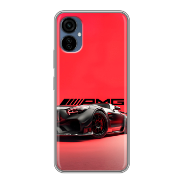 Силиконовый чехол на Tecno Camon 19 Neo с принтом Мерседес Mercedes AMG