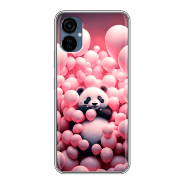 Силиконовый чехол на Tecno Camon 19 Neo с принтом Панда