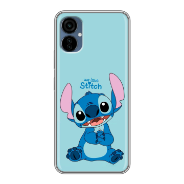 Силиконовый чехол на Tecno Camon 19 Neo с принтом Лило и Стич