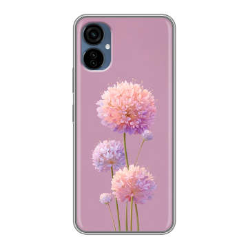 Силиконовый чехол на Tecno Camon 19 Neo с принтом Цветы Силиконовый чехол на Tecno Camon 19 Neo с принтом Цветы