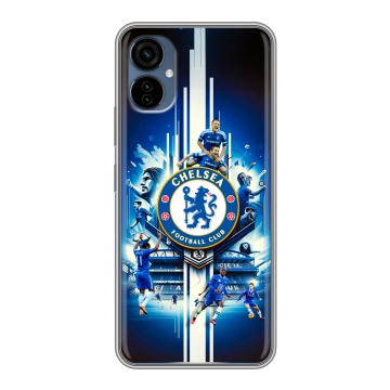 Силиконовый чехол на Tecno Camon 19 Neo с принтом Chelsea Челси