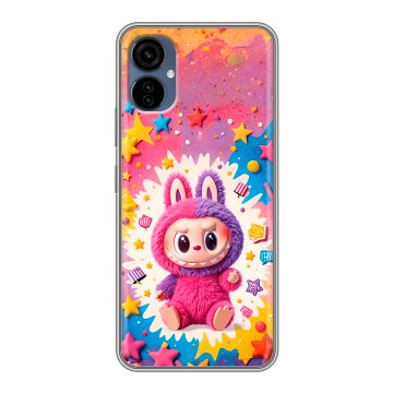 Силиконовый чехол на Tecno Camon 19 Neo с принтом Labubu Лабубу Силиконовый чехол на Tecno Camon 19 Neo с принтом Labubu Лабубу