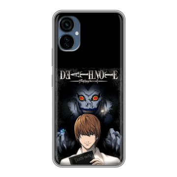Силиконовый чехол на Tecno Camon 19 Neo с принтом Death note Тетрадь смерти
