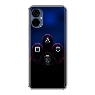 Силиконовый чехол на Tecno Camon 19 Neo с принтом Игра Кальмара