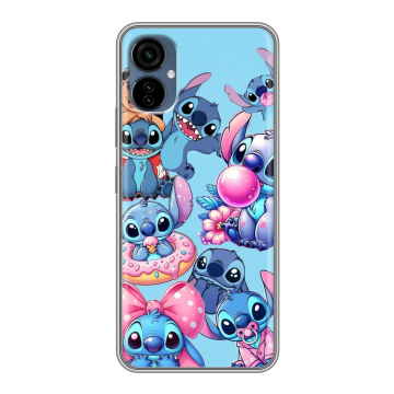 Силиконовый чехол на Tecno Camon 19 Neo с принтом Лило и Стич