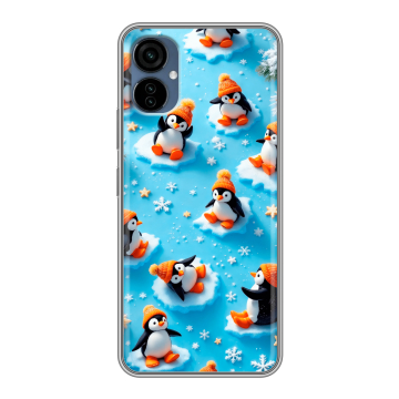 Силиконовый чехол на Tecno Camon 19 Neo с принтом Новый год