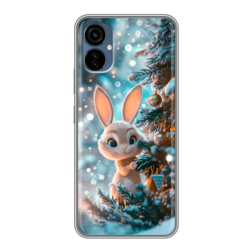 Силиконовый чехол на Tecno Camon 19 Neo с принтом Новый год Силиконовый чехол на Tecno Camon 19 Neo с принтом Новый год