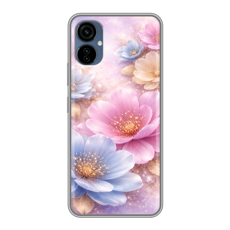 Силиконовый чехол на Tecno Camon 19 Neo с принтом женский Силиконовый чехол на Tecno Camon 19 Neo с принтом женский