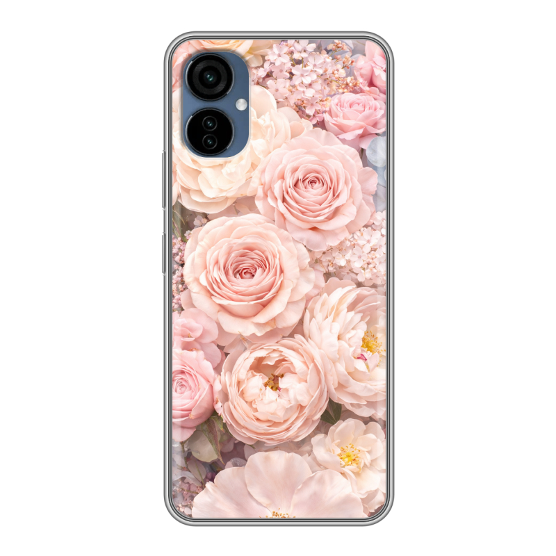Силиконовый противоударный чехол на Tecno Camon 19 Neo с принтом женский Силиконовый противоударный чехол на Tecno Camon 19 Neo с принтом женский