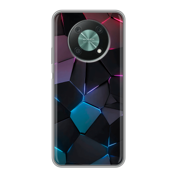 Силиконовый чехол на Huawei Nova Y90 с принтом Геометрия неона Силиконовый чехол на Huawei Nova Y90 с принтом Геометрия неона