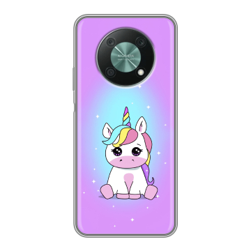 Силиконовый чехол на Huawei Nova Y90 с принтом Единорог Силиконовый чехол на Huawei Nova Y90 с принтом Единорог