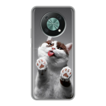 Силиконовый чехол на Huawei Nova Y90 с принтом Коты Силиконовый чехол на Huawei Nova Y90 с принтом Коты