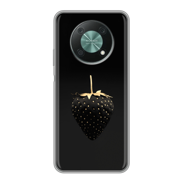 Силиконовый чехол на Huawei Nova Y90 с принтом Черная клубника Силиконовый чехол на Huawei Nova Y90 с принтом Черная клубника