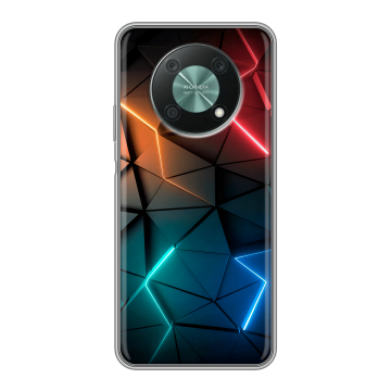 Силиконовый чехол на Huawei Nova Y90 с принтом Абстракция неон Силиконовый чехол на Huawei Nova Y90 с принтом Абстракция неон