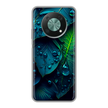 Силиконовый чехол на Huawei Nova Y90 с принтом Листья Силиконовый чехол на Huawei Nova Y90 с принтом Листья
