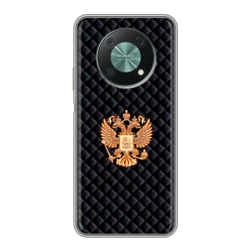Силиконовый чехол на Huawei Nova Y90 с принтом Герб России принт Силиконовый чехол на Huawei Nova Y90 с принтом Герб России принт
