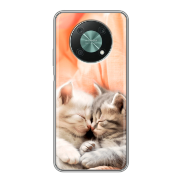 Силиконовый чехол на Huawei Nova Y90 с принтом Котята Силиконовый чехол на Huawei Nova Y90 с принтом Котята